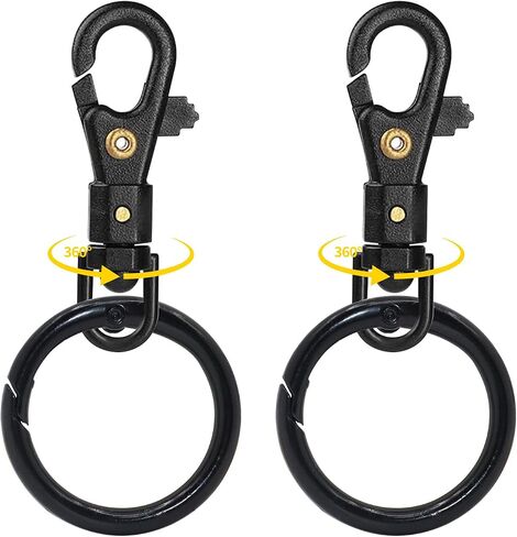 Easy Keychains Keys Holder,Lightweight Durable Buckle 360° Swivel Quick-Release Keyring Clip for Seniors Women Men in Saudi Arabia