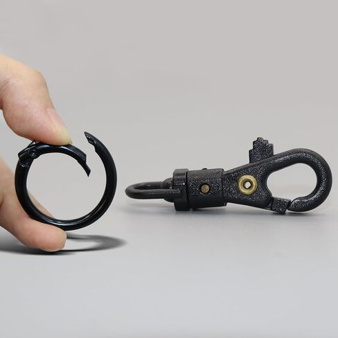 Easy Keychains Keys Holder,Lightweight Durable Buckle 360° Swivel Quick-Release Keyring Clip for Seniors Women Men in Saudi Arabia