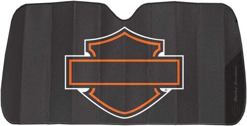 مظلة أوتوماتيكية بشعار Harley-Davidson Bar & Shield بشعار الأكورديون - أسود مطفي 3948W in Saudi Arabia