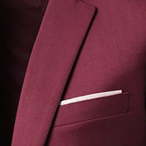Aniywn Men's Slim Fit 2 Piece Suit, Button Solid Dress Suit Jacket Blazer and Pants Set Mens Business Wedding Party Suit Set in Saudi Arabia