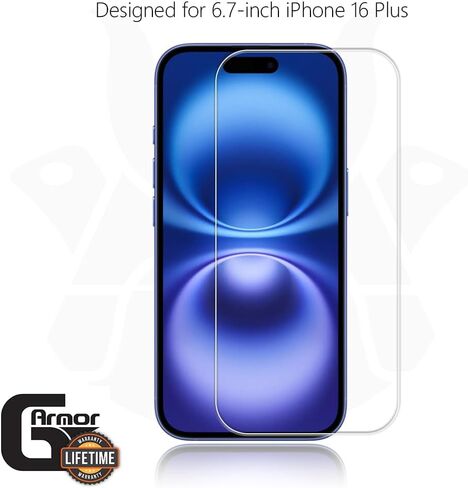قطعتان من واقي الشاشة لهاتف iPhone 8 وiPhone 7 وiPhone 6s وiPhone 6 - حافظة شاشة من الزجاج المقوى، حافظة هاتف صديقة، استبدال مدى الحياة، غطاء شاشة واقٍ لهاتف iPhone 4.7 بوصة in Kuwait