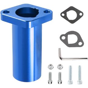 PWK Intake Manifold Inlet Pipe Universal for Carburetor Predator 196cc 200cc 212cc 224cc 6.5hp Engine Baja Warrior Massimo Mb200 GX160 GX200 Coleman CT200U BT200X KT196 Mini Bike Go Kart Black