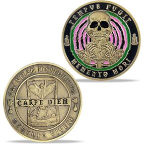 AtSKnSK Memento Mori Memento Vivere Coin