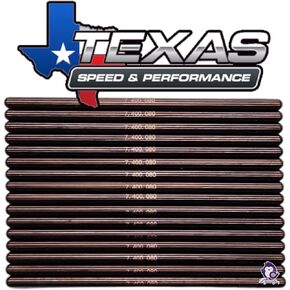 Texas Speed TSP 7.400" Chromoly Pushrods for GM LS LS1 LS2 LS3 LQ4 LQ9 5.3L 6.0L