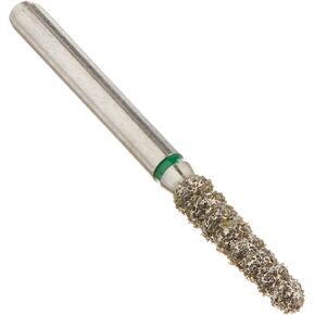 Crosstech 1-6055/018C 1Diamond Single Patient Use Diamond Bur، قبضة الاحتكاك، معقمة، حبيبات خشنة، تقليل إجمالي، حجم الرأس 1.8 مم، طول الرأس 8.0 مم، عبوة من 25 قطعة in Kuwait