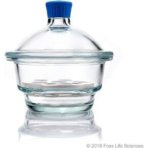 BOROSIL 3082042 Borosil Desiccator with Cover and Porcelain Plate Plastic Knob 150 mm Borosilicate GLASS, 25 fl. oz., Borosilicate GLASS in Saudi Arabia