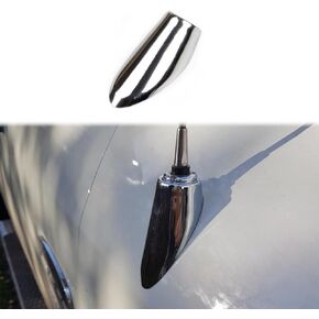 Chrome Antenna Base AM FM Cover Trim Accessories Fit 2011-2018 Dodge RAM 1500 2500 3500