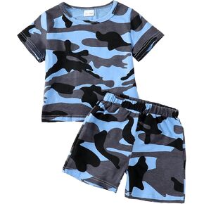 Mioglrie Toddler Baby Boy Clothes Tops Shorts Set Baby Clothes Boy Playwear Summer Boy Outfits