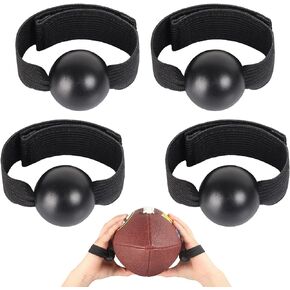 4PCS American Football Catching Trainer Band - Rugby Receiver Training Aid - Volleyball Catching Hand Strap Beginner Practice Fingertip