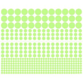 1 Sheet Glow in The Dark Wall Stickers,Baasid 407 Pcs Removable Glow in Dark Dots Wall Decals,Adhesive Dots Luminous,Glow in The Dark Ceiling Stickers,Wall Treatments and Supplies