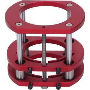 Router Lift, Router Table Lifting System for 64-66mm Diameter Motors, Woodworking Router Table Insert Plate Lift Base, 4 Jaw Router Tool, Support Max Lift 51mm, for DIY Engraving