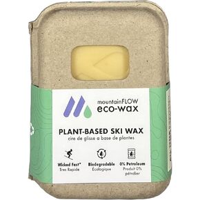 mountainFLOW Plant-Based, Biodegradable, Petroleum Free Ski/Snowboard Hot Wax