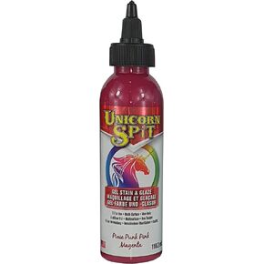 Unicorn SPiT 5770001 Gel Stain and Glaze, Pixie Punk Pink 4.0 FL OZ Bottle, 4