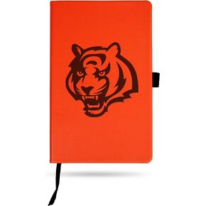 Rico Industries NFL Cincinnati Bengals Laser-Engraved Color Notepad, 5.25 x 8.25-inches