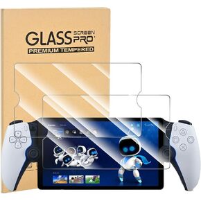 2-Pack Screen Protector Tempered Glass for PlayStation Portal Remote Player 8inch；Anti scratch，Anti-Fingerprints,Accurate Fit,Easy to install for Ultra HD Glass Protector.
