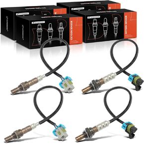 A-Premium O2 Oxygen Sensor Compatible with Chevrolet Express 1500 2008-2014, Express 2500 2008-2015, Express 3500 & GMC Savana 1500, Savana 2500, Savana 3500, Upstream and Downstream, 4-PC Set