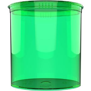 90 Dram CR Plastic Packaging Pop Top Containers - Child Resistant Travel Holder Vial Bottles - 60 qty (Aqua)