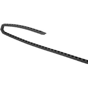 uxcell Drag Chain Cable Carrier Closed Type with End Connectors R15 7X7mm 1 Meter Plastic for Electrical CNC Router Machine Black