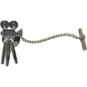 Retro Video Camera Film Tie Tack