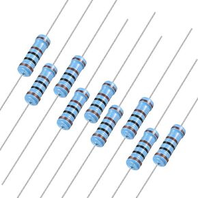 uxcell 100Pcs 1K Ohm Resistor, 3W 1% Tolerance Metal Film Resistors, Lead, 5 Bands for DIY Electronic Projects and Experiments