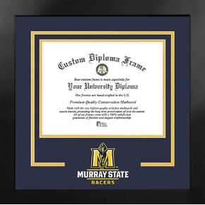 Campus Images Murray St. Racers 14w x 11h Spirit Diploma Manhattan Black Frame with Bonus Lithograph (Value Savings $59)