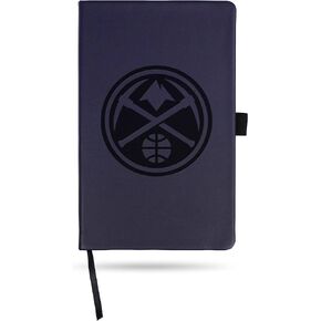 Rico Industries NBA Denver Nuggets Laser-Engraved Color Notepad, 5.25 x 8.25-inches