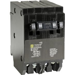Square D - HOMT1515250CP Circuit Breaker, Black