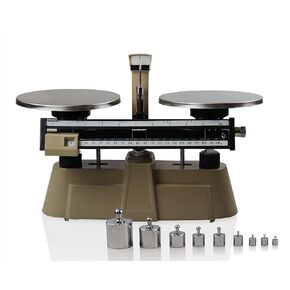 Parco Scientific PA0150 Economy Double Pan Balance with Weight Set, 2000 g Capacity