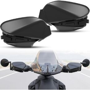 Wind Deflectors for Can Am Ryker, Black Plastic Handguards Hand Protector Air Deflectors for Can-Am Ryker 600 900 Sport & Rally Edition All Models Accessories, Replace #219400894