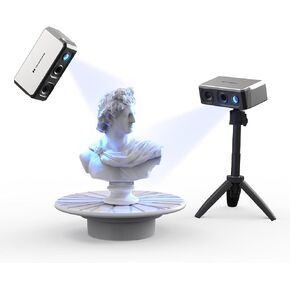 Seal 3D Scanner, Handheld 3D Scanner with 0.01mm Accuracy, 24-bit Color Camera, Anti-Shake Optical Lenses, Miniature, Up to 10FPS Scanning Speed 3D Scanner for 3D Printing - Premium Kit