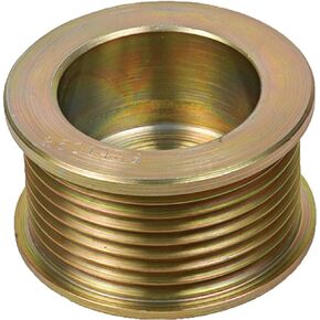 DB Electrical 208-24001 Pulley Compatible With/Replacement For John Deere R501486 Thickness 43.900 mm, Nut Recess 1.047"/26.600mm Tractors