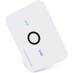 MF906 4G LTE WiFi Modem with Built-in Battery Portable 4G Router with SIM Card Slot High Speed Portable Travel Hotspot Mini Router Unlocked 4G mifi…