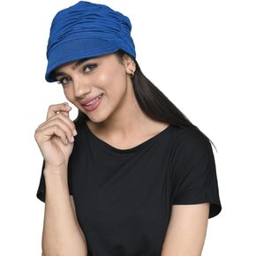 Side Gather New Boy Cap for Women Bamboo Fashion Hat for Woman…