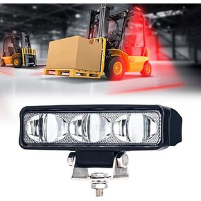 Forklift Safety Light Red LED Straight Line Forklift LED Light Warehouse Hazardous Area Warning Light 1PC