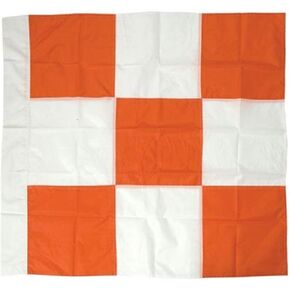 علم السلامة APF 36 من 36 علم المطار، برتقالي وأبيض in Kuwait