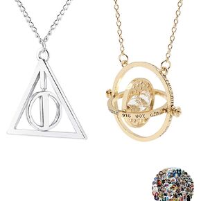 مجموعة ملصقات قلادة مثلثة مكونة من 22 قطعة من قلادة الساعة الرملية من UoYu لمحبي المجوهرات التنكرية in Kuwait