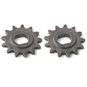 2 Pack Motor Sprocket 25H 13T Metal Electric Scooter Bike Motor Engine Chain Wheel for MY1020 Motor Replacement
