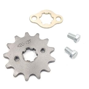 420 13T Motorcycle Front Engine Sprocket for 50cc 70cc 90cc 110cc 125cc 140cc 160cc Dirt Pit Mini Bikes Go Kart ATV Quad Dirt Bike
