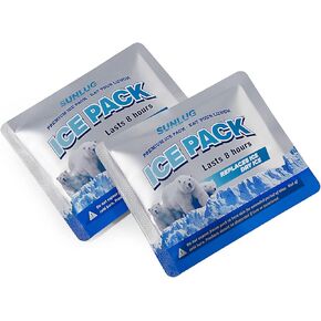 Cooler Ice Packs Reusable Ice Packs for Coolers Long Lasting Freezer Packs for Cooler Bag, Lunch Bags, Cooler Backpacks