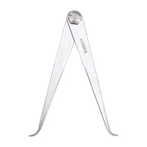 Starrett Caliper with High-Grade Steel Legs and Improved Joint Design for Tension Adjustment - 12" Size and Capacity, Firm-Joint Type, Flat Leg Style - 27-12