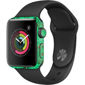 MightySkins Skin Compatible with Apple Watch Series 2 38mm - Vintage Paisley | Protective, Durable, and Unique Vinyl Decal wrap Cover | Easy to Apply, Remove, and Change Styles | Made in The USA