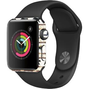MightySkins Skin Compatible with Apple Watch Series 2 38mm - Lodge Stripes | Protective, Durable, and Unique Vinyl Decal wrap Cover | Easy to Apply, Remove, and Change Styles | Made in The USA