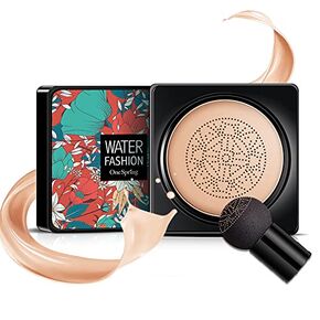 Mushroom Head Air Cushion CC Cream BB Cream Foundation Makeup Lasting Natural Brighten Moisturizing Concealer Easy to Apply -Ivory