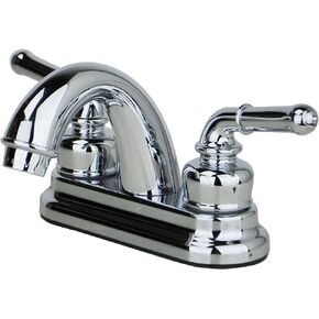 Laguna Brass 2001CP RV Mobile Home Non-Metallic Centerset Lavatory Faucet, Chrome Finish