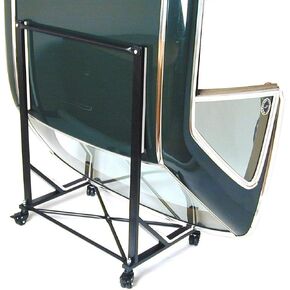 URO Parts TC107BLACK Hard Top Cart/Carrier, Black, w/Cover, Requires Assembly