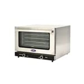 Commercial Electric Convection Oven,COOKRITE CRCC-50 Commercial Medium Electric Countertop Convection Oven Stainless Steel Countertop Ovens Compact Toaster 1/2 Shelves
