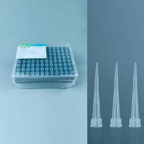 1000ul Pipette Tips - Universal Pipette Tips - Racked, RNase/DNase Free & Pyrogen Safe, Blue, 96 Tips/Rack