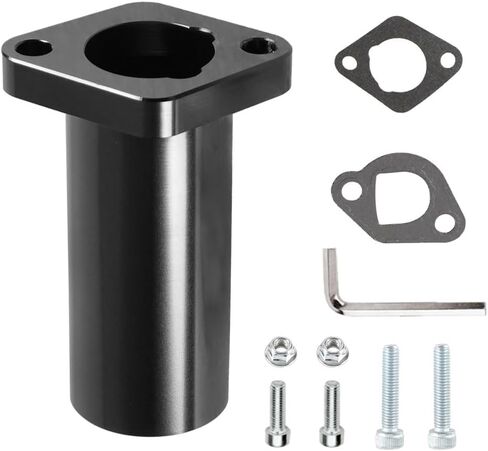 PWK Intake Manifold Inlet Pipe Universal for Carburetor Predator 196cc 200cc 212cc 224cc 6.5hp Engine Baja Warrior Massimo Mb200 GX160 GX200 Coleman CT200U BT200X KT196 Mini Bike Go Kart Black in Saudi Arabia