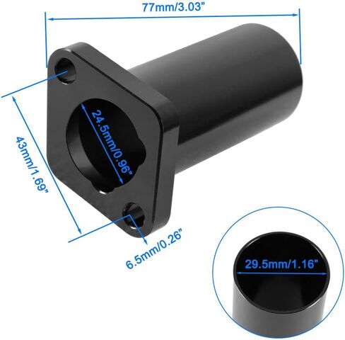 PWK Intake Manifold Inlet Pipe Universal for Carburetor Predator 196cc 200cc 212cc 224cc 6.5hp Engine Baja Warrior Massimo Mb200 GX160 GX200 Coleman CT200U BT200X KT196 Mini Bike Go Kart Black in Saudi Arabia