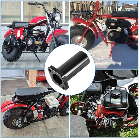 PWK Intake Manifold Inlet Pipe Universal for Carburetor Predator 196cc 200cc 212cc 224cc 6.5hp Engine Baja Warrior Massimo Mb200 GX160 GX200 Coleman CT200U BT200X KT196 Mini Bike Go Kart Black in Saudi Arabia